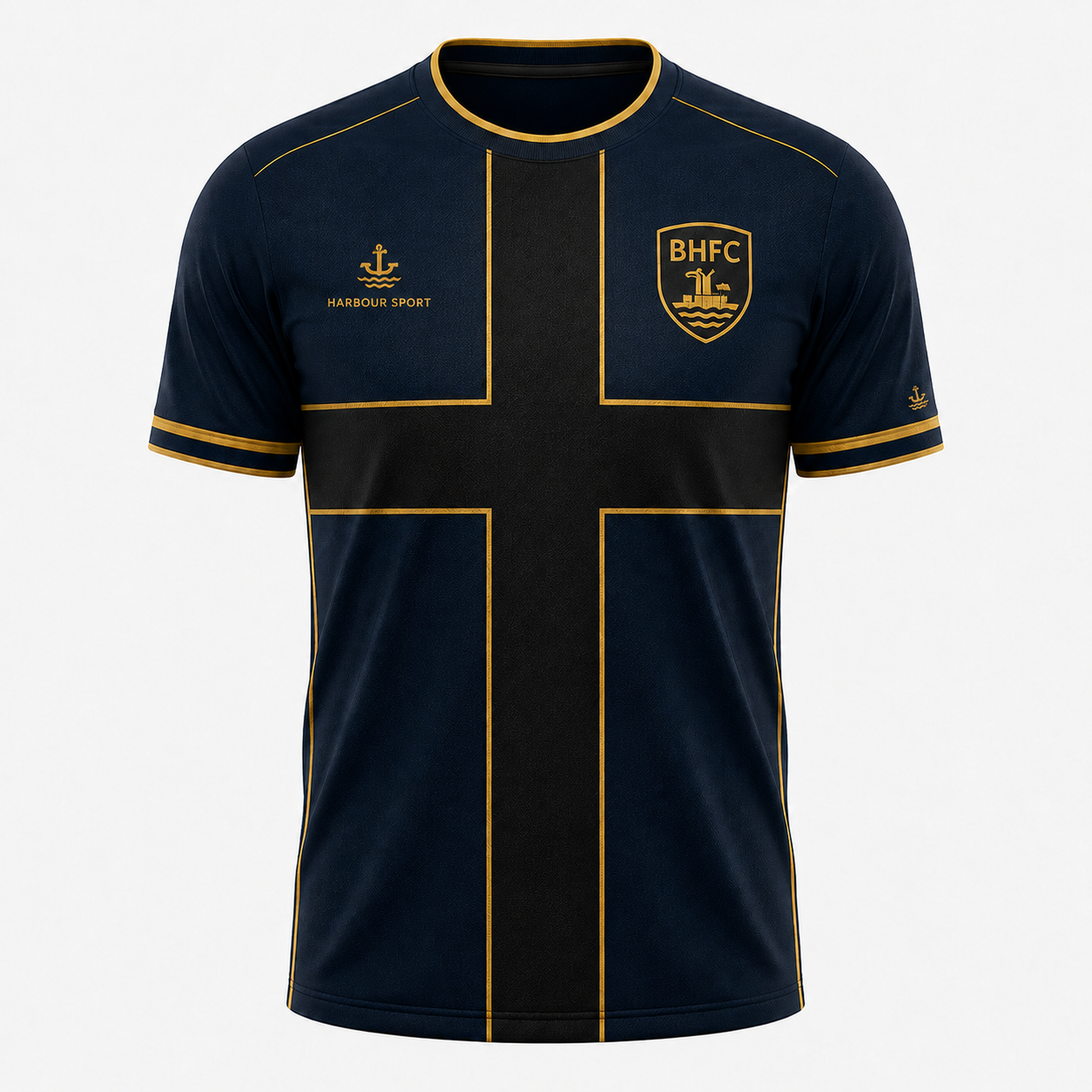 Bristol Harbour FC navy home shirt